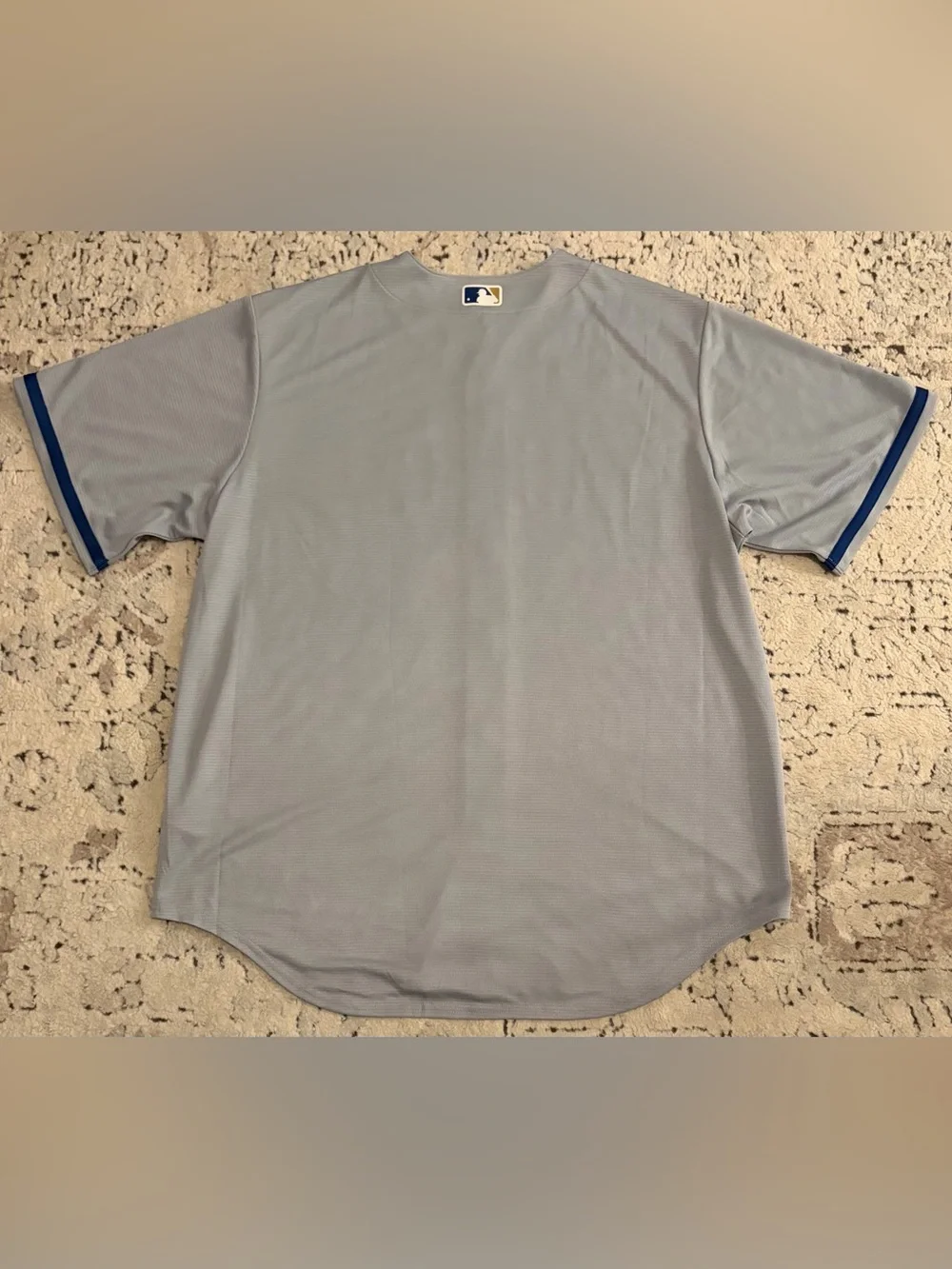 Nike Authentic Kansas City Royals MLB Baseball Gray Jersey Men’s Size: XL